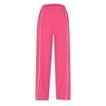 thumbnail image 6 of Yuzhih Sweatpants for Women Side Split Hem Baggy Wide Leg Workout Running Trousers Athletic Joggers with Pockets, 6 of 7