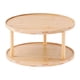 thumbnail image 1 of Standing de condimentos de organizador de soporte giratorio giratorio Bandeja de maquillaje multifuncional de 2 niveles de almacenamiento de tocador L, 1 of 9