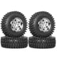thumbnail image 1 of 4pcs 55mm 1.0inch Metal Beadlock Wheel Tire for 1/18 1/24 RC Crawler Car TRX4M SCX24 Upgrade Parts Accessories, 1 of 5