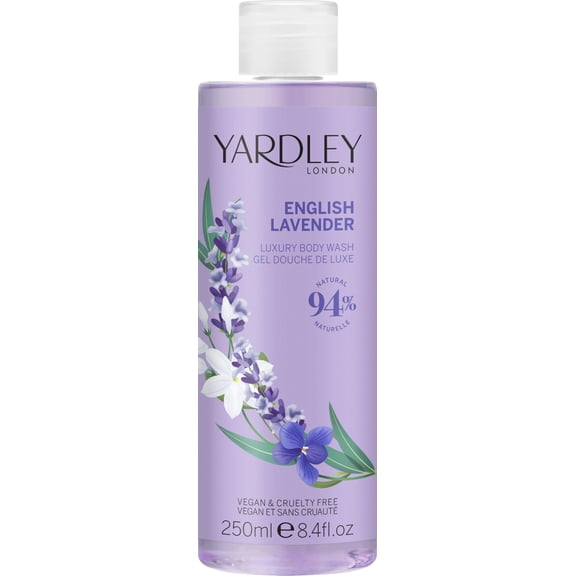 Yardley of London Yardley English Lavender Luxury Body Wash for Women 8.4 oz / 250 ml