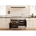 thumbnail image 6 of Aga Amc48df Mercury Series 48" Wide 6 Cu. Ft. Slide In Dual Fuel Range - Mineral Green, 6 of 7