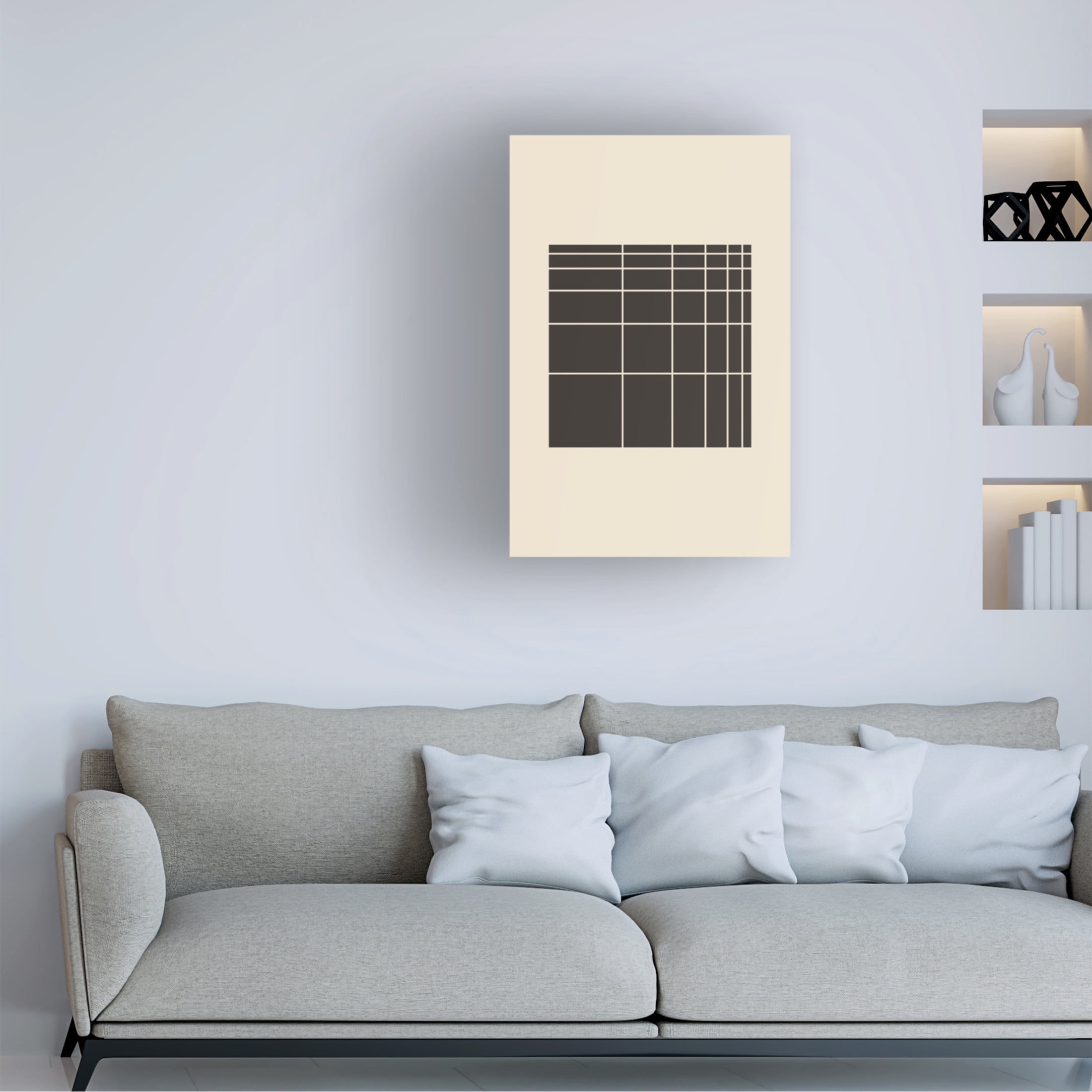 Trademark Fine Art jay stanley  Geometric Vibes 2 Canvas Wall Art