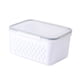 thumbnail image 1 of Contenedores para Almacenar Frutas y Verduras En El Refrigerador, Contenedores para Escurrir Alimentos Frescos, Contenedores para Almacenar Frutas y Verduras, Contenedores Organizadores Grandes con T, 1 of 4