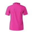 thumbnail image 5 of Clearance! LIZUOJUNF Women's Casual Top Women's Blouses Dressy Boho Casual Ruffle Short Sleeve Tops Business Outfits Ladies Summer 2025 Trendy Work Shirts Casual Business Blouses, 5 of 6