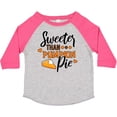 thumbnail image 3 of Inktastic Thanksgiving Sweeter Than Pumpkin Pie Boys or Girls Toddler T-Shirt, 3 of 5
