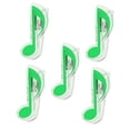 thumbnail image 1 of Clips de de Página de Libro de Bolsa de Comida de Nota de Música de Plástico Duradero - Verde CUTICAT Clip de notas de música, 1 of 8