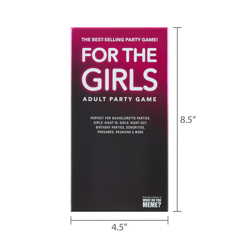 For The Girls Expansion Pack Party Game, Designed to be added to