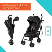 Extra-Large Storage and Compact Fold,Summer Convenience Stroller, Matte Black – Lightweight Umbrella Stroller with Oversized Canopy