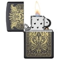 thumbnail image 3 of Zippo Monster Design Black Matte Pocket Lighter, 3 of 6