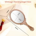 thumbnail image 3 of Maytalsory Versatile Cosmetic Mirror With Decorative Handle – Any Occasion Convenient And Decorative Mirrors Rose Hermosa, 3 of 6