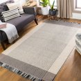 thumbnail image 2 of Surya Reliance RLI-2300 96x120" Rectangle Modern Wool Area Rug in Cream/Black, 2 of 9