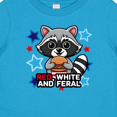 thumbnail image 4 of Inktastic Red White and Feral Patriotic Boys or Girls Baby T-Shirt, 4 of 5