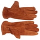 thumbnail image 4 of 1 par de guantes de trabajo de piel de vaca resistentes al calor y al fuego, guantes de soldadura de forja para construcción, jardinería, barbacoa, marrón L, 4 of 8