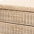thumbnail image 6 of bali & pari Lanica Japandi Sun Bleached Rattan 3-Drawer Nightstand, 6 of 22