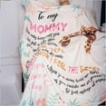 thumbnail image 3 of Gifts for Mom Throw Blanket Christmas Day Present I Love You Mom Blanket Gifts for Mom from Daughter Best Mom Ever Gifts Mom Blanket Soft Flannel Blanket 50"x60", 3 of 6