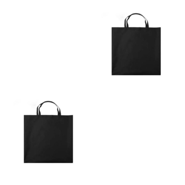 Toystoory Bolsa de almacenamiento Bolsas de compras a prueba de polvo Tote Oxford Bolsos de hombro Gran capacidad con asa Sillas de salón de Negro/L 2Conjunto