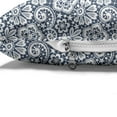 thumbnail image 4 of Victorian Pet Bed, Retro Flower Petals Leaves Paisley Classic Vintage Vibes Design, Resistant Pad for Dogs and Cats Cushion with Removable Cover, 24" x 39", Dark Slate Blue and White, by Ambesonne, 4 of 4