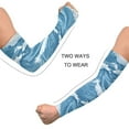 thumbnail image 4 of ALAZA Waves UV Sun Protection Arm Sleeves UPF 50+ Compression Cooling Sleeve 1 Pair, 4 of 7
