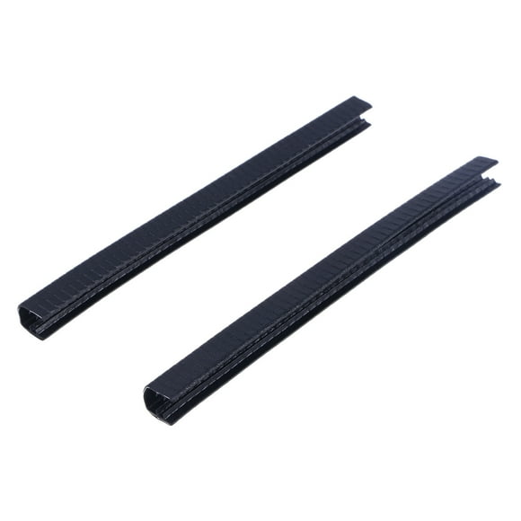 2 protectores de cubierta de patineta de 30 cm, protección para longboard, cubierta de goma absorbente duradera (negro)