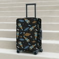 thumbnail image 6 of Zufioo Space Rocket Print Luggage Case Protective Cover, Zippered Anti-scratch Luggage Case Cover, Suitable for Travel, Business, Unisex-X-Large, 6 of 7