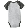thumbnail image 5 of Yellow Rooster Infant Short Sleeve Baseball Fine Jersey Bodysuit Black/White 6M, 5 of 5