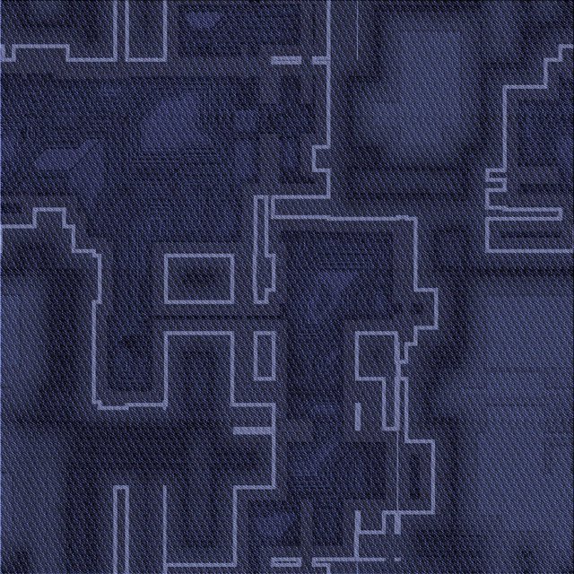 Ahgly Company Machine Washable Indoor Square Transitional Deep Periwinkle Purple Area Rugs, 5' Square