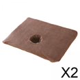 thumbnail image 1 of 2 Fundas Para Mesa De Con Orificio Para Respirar En La Cara, 50x80 Cm, Reutilizables Para Salón De Belleza, 1 of 8