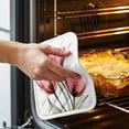 thumbnail image 3 of Pink Tulip Pot Holders for Kitchen Heatproof Potholder, 5 Pack Modern Blossom Pastel White Floral Petal Hot Pads Multipurpose Oven Pads Cloth Potholders Trivet for Cooking Baking, 3 of 8