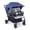 Navy/Gray, variant on Foundations Gaggle Odyssey 4-Seat Quad Stroller, Reclining Bench Seats with Canopy, Red/Black