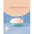 thumbnail image 3 of AMERTEER Bath Brush, Hair Scalp Massager Shampoo Brush, for Wet Dry Hair Body Scalp Massage Brush for Women Men Kids Exfoliate and Remove Dandruff Promote Hair Growth（white）, 3 of 5