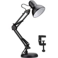 thumbnail image 1 of LINLIN LED Table Lamp, Metal Desk Lamp, Adjustable Goose Neck Swing Arm Table Lamp with Interchangeable Base Or Clamp for Bedroom, Study, Office, Table, 1 of 7