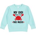 thumbnail image 2 of Inktastic My Gigi Loves Me Grandkids Toddler Sweatshirt, 2 of 4