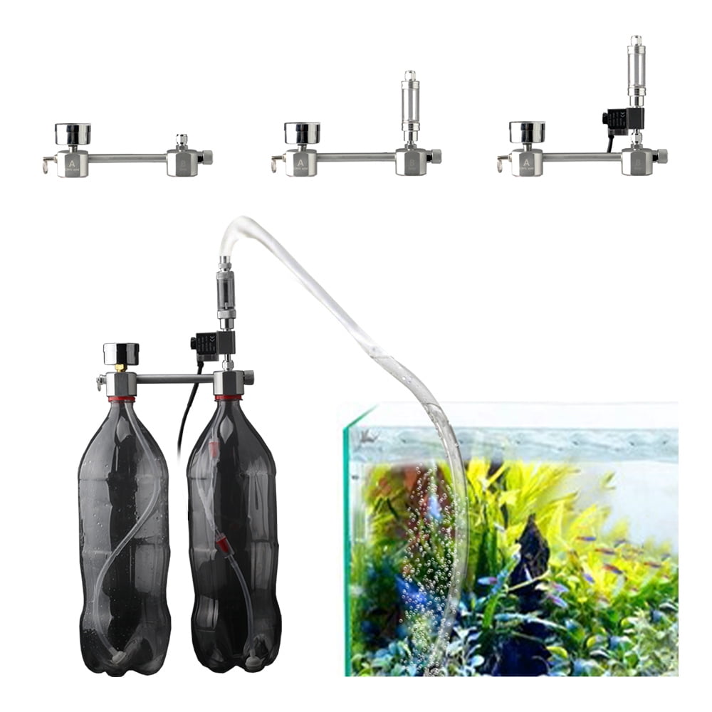 Anself Aquarium DIY CO2 Generator System Kit with Bubble Counter for Plants Aquarium