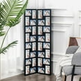 thumbnail image 7 of Adeco Black Wood Hinged Folding Screen-Style Collage Picture Photo Frame 32 Openings, 4x6, 7 of 7