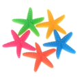 thumbnail image 1 of 5-piece Aquarium Artificial Starfish Polyresin Seastars Simulation Ornament, 1 of 5