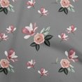 thumbnail image 1 of oneOone Polyester Spandex Gray Fabric Floral Diy Clothing Quilting Fabric Print Fabric By Yard 56 Inch Wide, 1 of 4