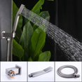 thumbnail image 4 of Zovajonia Shower System 8 Inches Shower Faucet Set,  Rain Shower Head with Handheld Spray Bathroom Ceiling Mount Shower Fixtures Brushed Nickel, 4 of 7