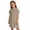 Khaki, variant on CCRFTGI Linen Summer Dress for Child Girls Size 7 Casual Short Sleeve 2026 A Line Skater Dress Loose Fit Holiday Girls Clothes Fashion Dresses Navy 3-4 Years