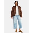 thumbnail image 2 of Time and Tru Women's Cable Knit Pullover Sweater with Long Sleeves, Midweight, Sizes XS-XXXL, 2 of 5