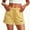(Fashion 31)Yellow, variant on Aimik Casual Shorts for Women Fashion Elastic Waist Comfortable Short Pants with Pockets Summer Loose Fit Athletic Bottoms