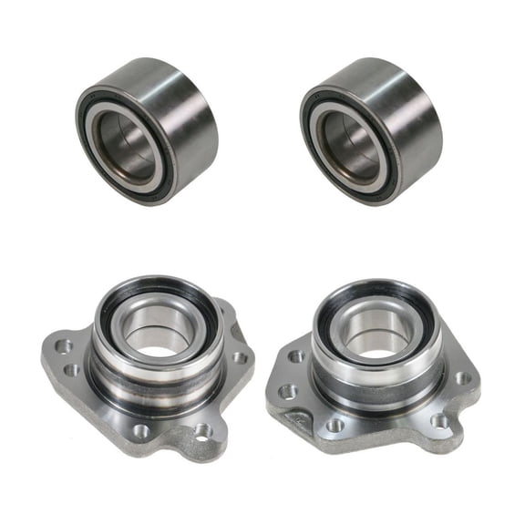 DAMAIJOY 4pcs Wheel Hub and Bearing Assembly Set Kit Front Rear Left Right for Honda for CR-V 2.0L 1997-2001 BHA54572