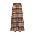 thumbnail image 2 of Aojekbee Women's Long Skirts Plaid Elastic Waist A-line Skirts Spring Summer Casual Skirts Streetwear, 2 of 10