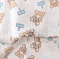 thumbnail image 3 of CAICJ98 Toddler Baby Girl Summer Clothes 3 6 12 18 Months 2T 3T 4T 5T Girls Outfits Cute Printed Sleeveless Tank Top and Shorts Set Toddler Girl Clothing (Coffee,3-4 Years), 3 of 3
