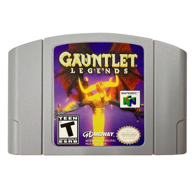 Cartucho Consola Regalos N64 Videojuego Bros para Niñas (Gauntlet)