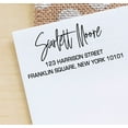 thumbnail image 3 of Printtoo Customized Family Return Address Personalized Self Inking Calligraphy Rubber Stamp, 3 of 6