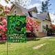 thumbnail image 5 of Decoraciones para el Día de San Patricio, Accesorios para el Día de San Patricio, Regalos para el Día de San Patricio. Bandera de jardín de doble cara con diseño de "Feliz Día de San Patricio", bander, 5 of 6
