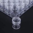 thumbnail image 3 of Plastic Containers, Clear Container Jars, Plastic PP Material Round Small Containers, 30 pcs Rings Beads for Displaying Rhinestone for Storing Earrings, 3 of 7