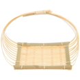 thumbnail image 3 of Woven Tray for Sushi and Snacks Beige Color Lightweight and 10.5 x 7.5 Inches, 3 of 4