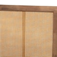 thumbnail image 5 of Baxton Studio Malia Contemporary Engineered Wood Back Support Canopy Bed, Queen, Walnut Brown, 5 of 9