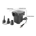thumbnail image 3 of SUTENGDA Electric Air Pump for Inflatables - Quick-Fill Pool Raft Pump  110V AC Portable Air Mattress Pump for Home Use  3 Nozzle Adapters Included, 3 of 6